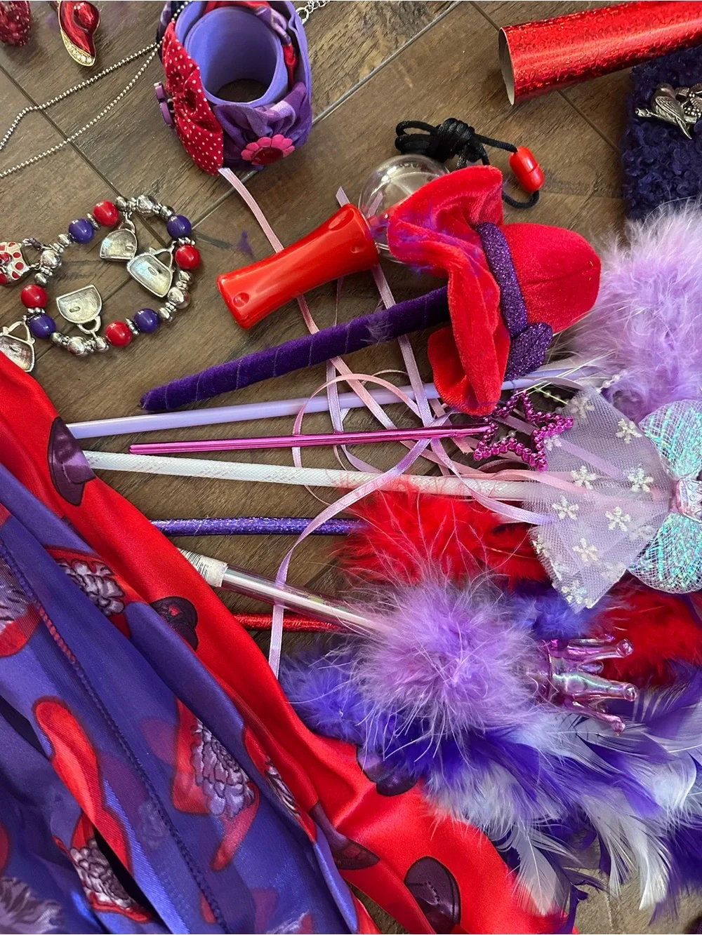 Red Hat Society Red & Purple Accessory Lot